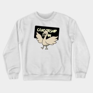 Censorship Swan Crewneck Sweatshirt